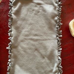 Gray Fleece Mobile Changing Pad